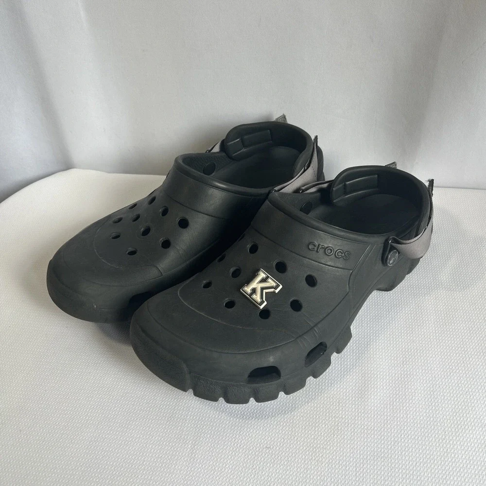 Crocs Classic All-Terrain Clogs Iconic Comfort Black Size Men's 12 M Adjustable